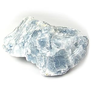 (#1) 1pc Large Extra Premium Quality #1 Choice Pick Mexican Blue Calcite Raw Rough 100% Natural Crystal Gemstone Specimen "The Communication Stone"